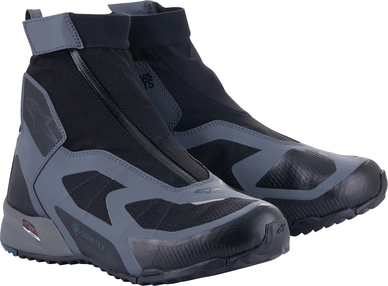 ALPINESTARS CR-8 Gore-Tex? Shoes - Black/Grey/Blue - US 13 2338224128513