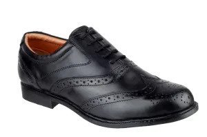 Amblers Liverpool Mens Brogue Detail Oxford Style Lace Up Shoe