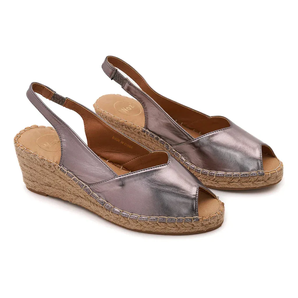 Barry Silver Espadrilles