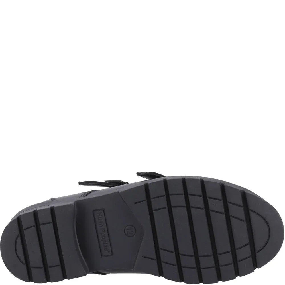 Black Ella Junior School Shoes