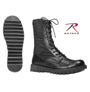 Black Ripple Sole Jungle Boots