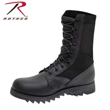 Black Ripple Sole Jungle Boots