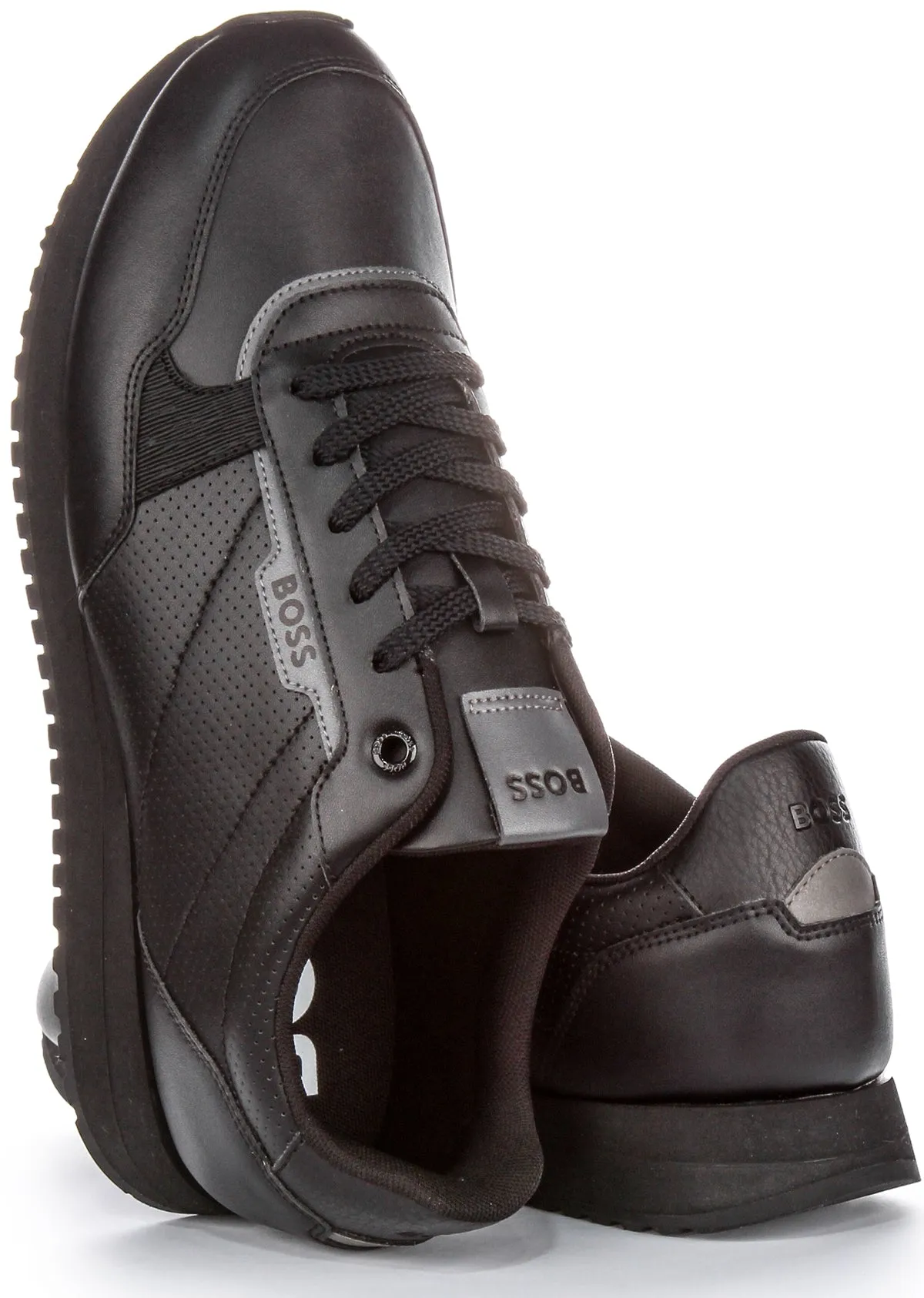 Boss Kai Runner Ltpf In Black For Men