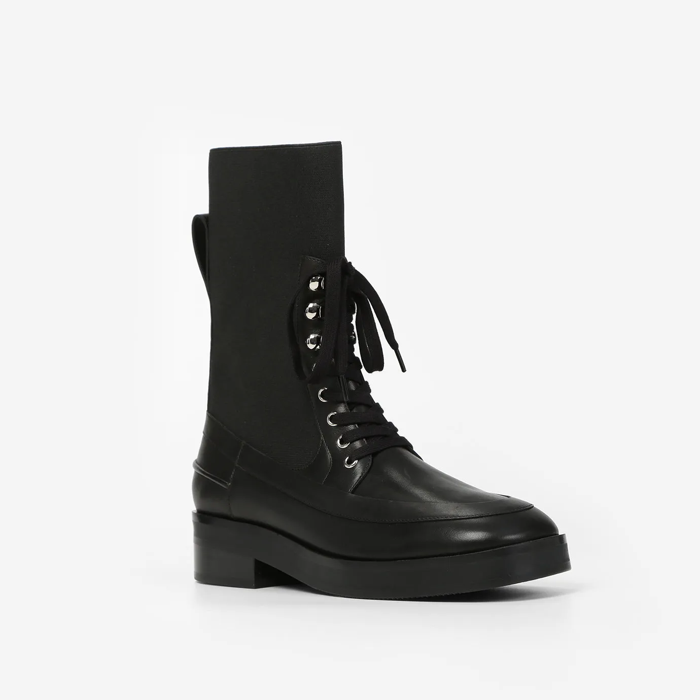 Bottines à Nouer - Noir