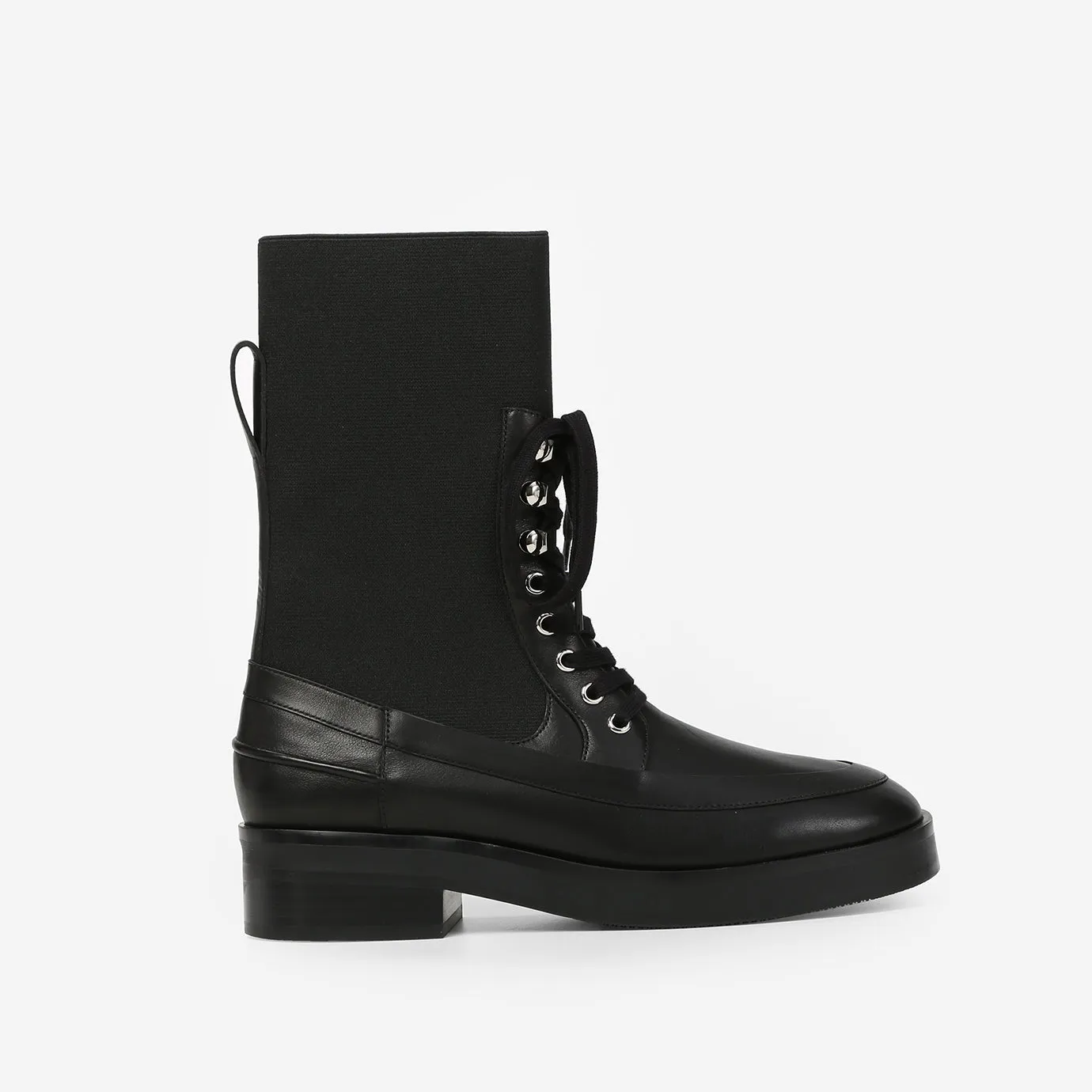 Bottines à Nouer - Noir