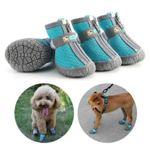 Breathable Anti-Slip Reflective Dog Shoes for Small and Medium Breeds