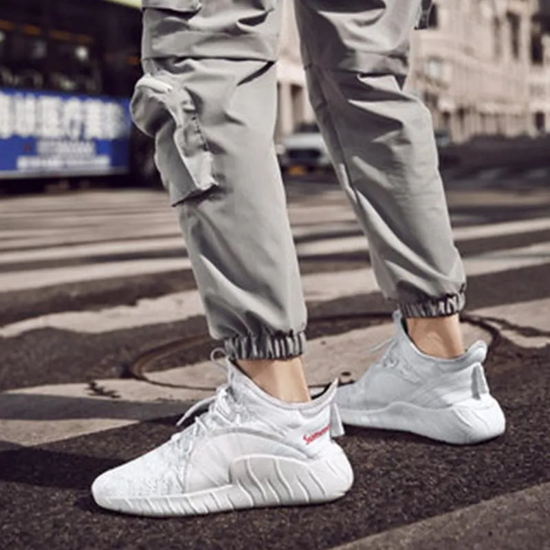 Breathable Mesh Flying Weave Men's Sneakers