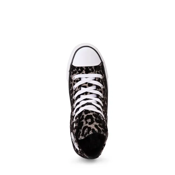 Converse Chuck Taylor All Star Hi Leopard Love Sneakers - Big Kid, black