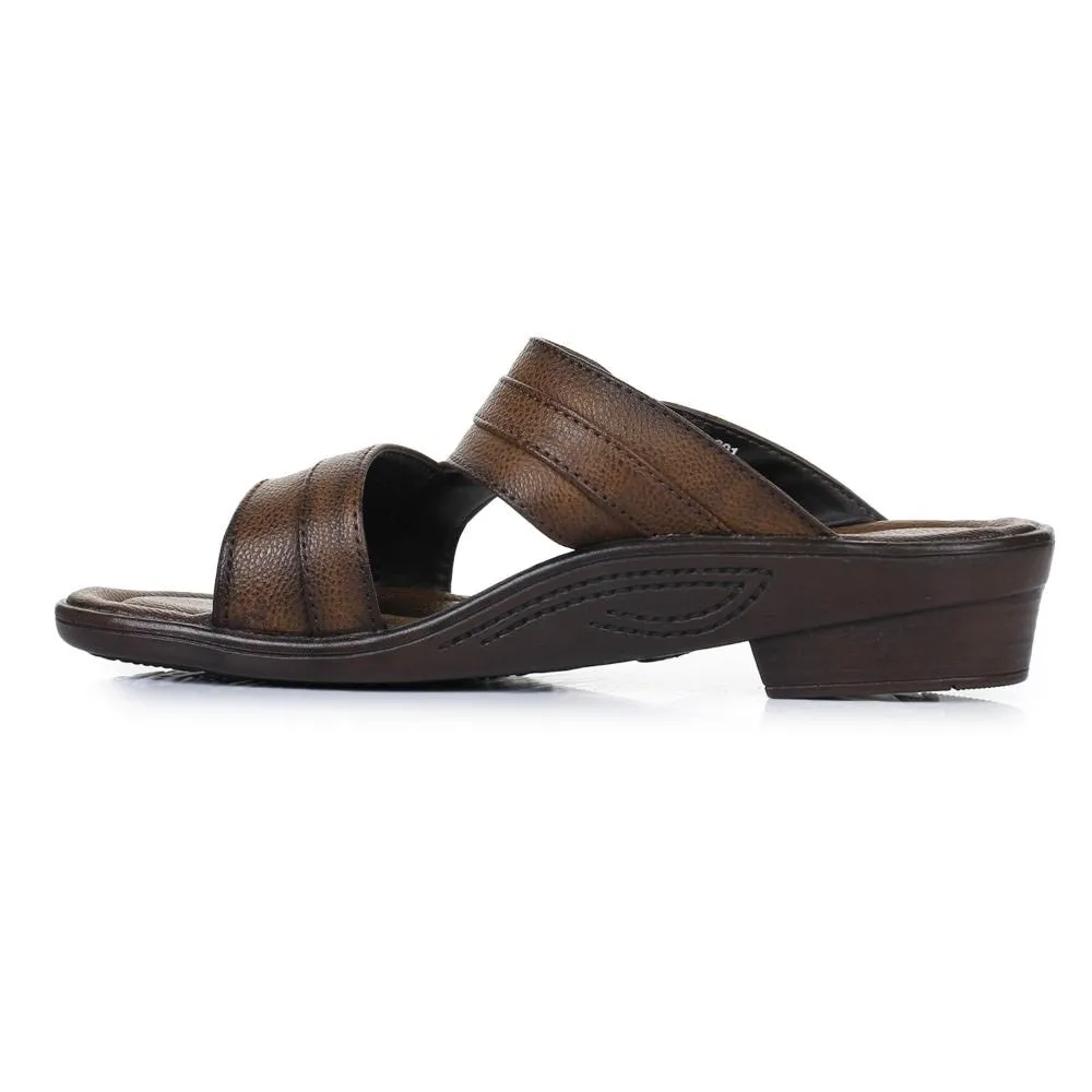 Coolers Casual (Brown) Slippers For Men 7153-601N By Liberty