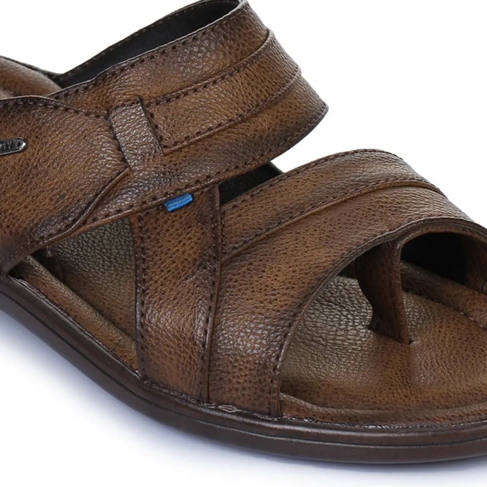 Coolers Casual (Brown) Slippers For Men 7153-601N By Liberty