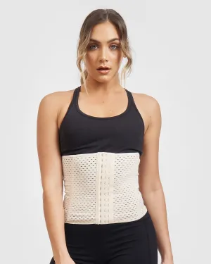 Core Trainer Everyday Breathable Non Latex Waist Trainer - Neutral