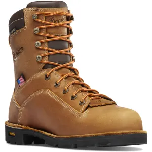 Danner Men´s Boots #17321 | Quarry USA 8" Distressed Brown at Vibram Sole Oil & Slip Resistant