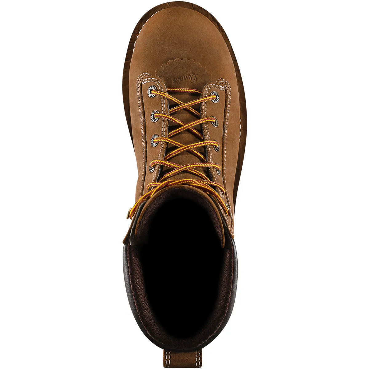 Danner Men´s Boots #17321 | Quarry USA 8" Distressed Brown at Vibram Sole Oil & Slip Resistant