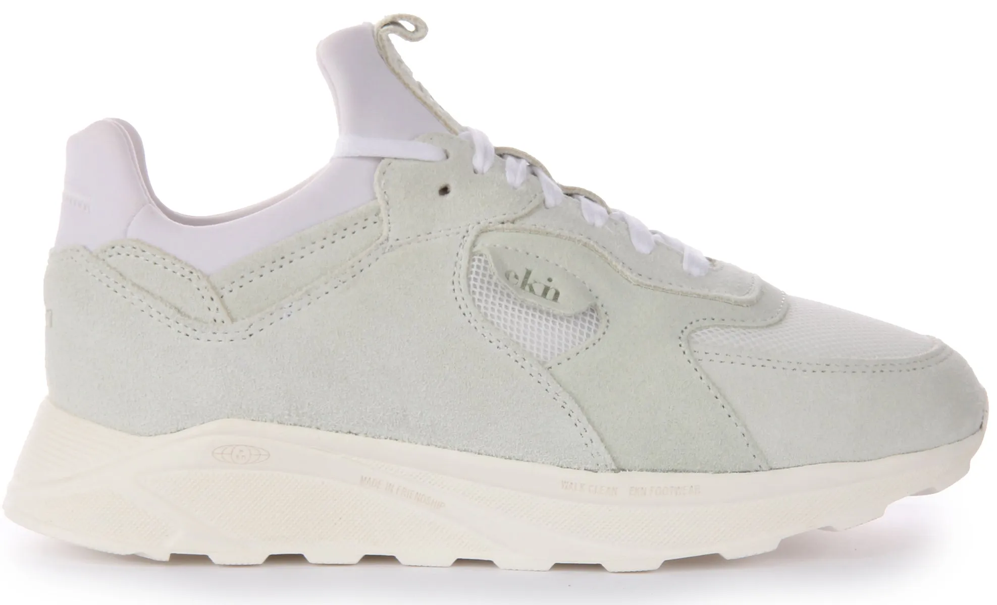 Ekn Larch Trainer In Light Grey