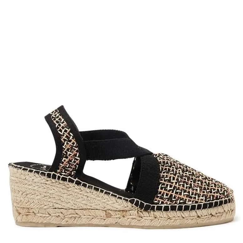 Embroidered Wedge Espadrille for Women - Terra-PA