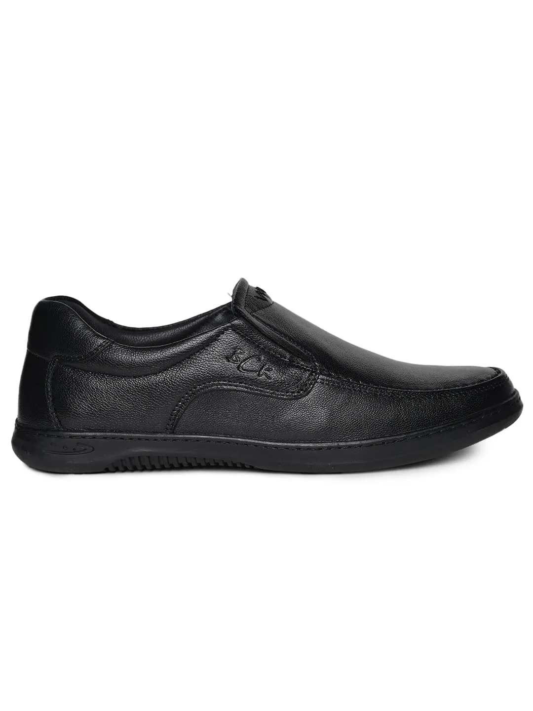 Errol Genuine Leather Casual Shoes for Mens (Black, 41)