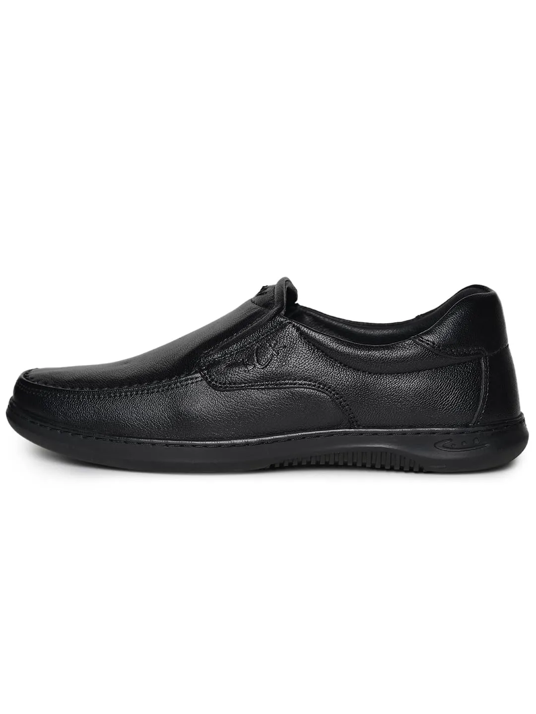 Errol Genuine Leather Casual Shoes for Mens (Black, 41)