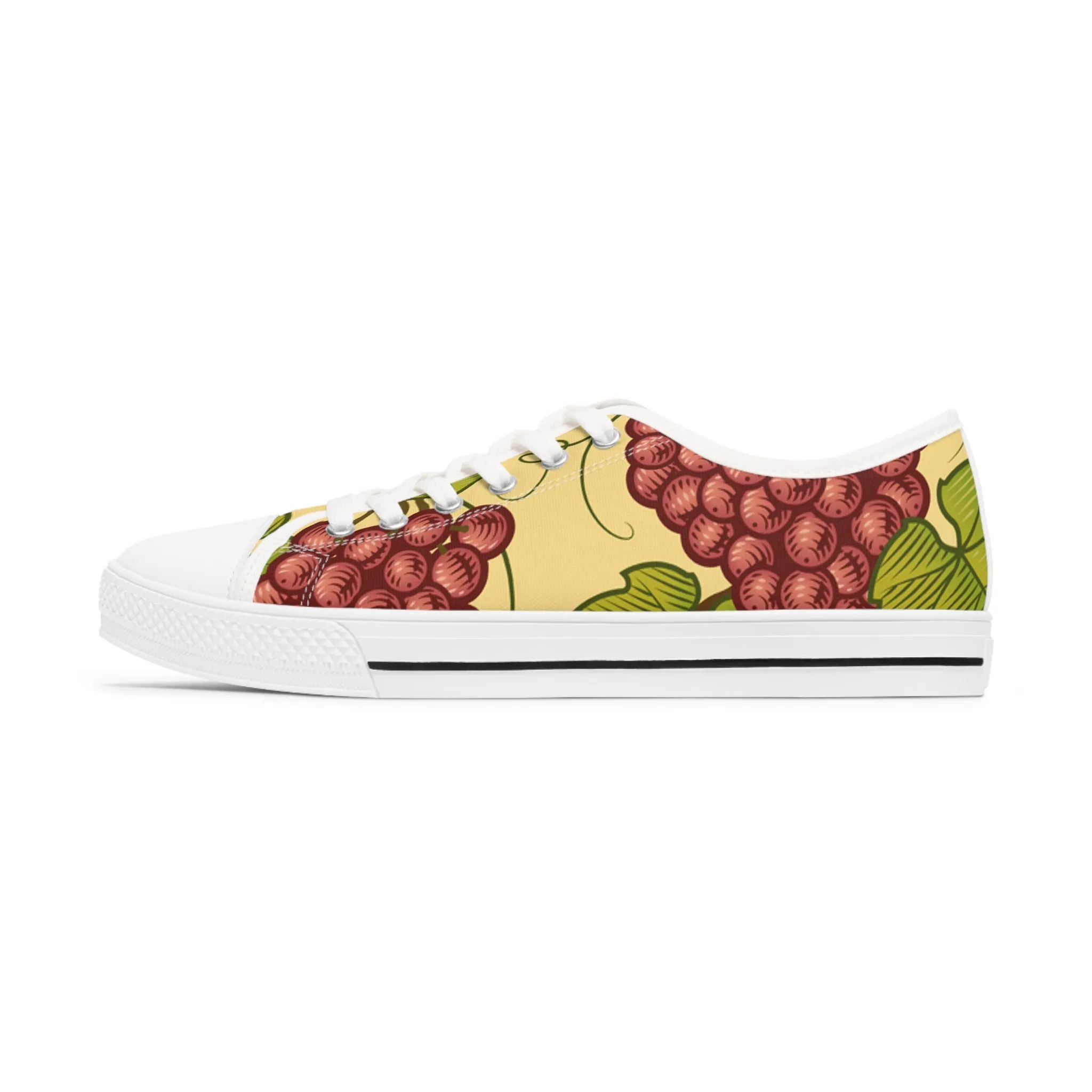 Grapes Women's Low Top Sneakers