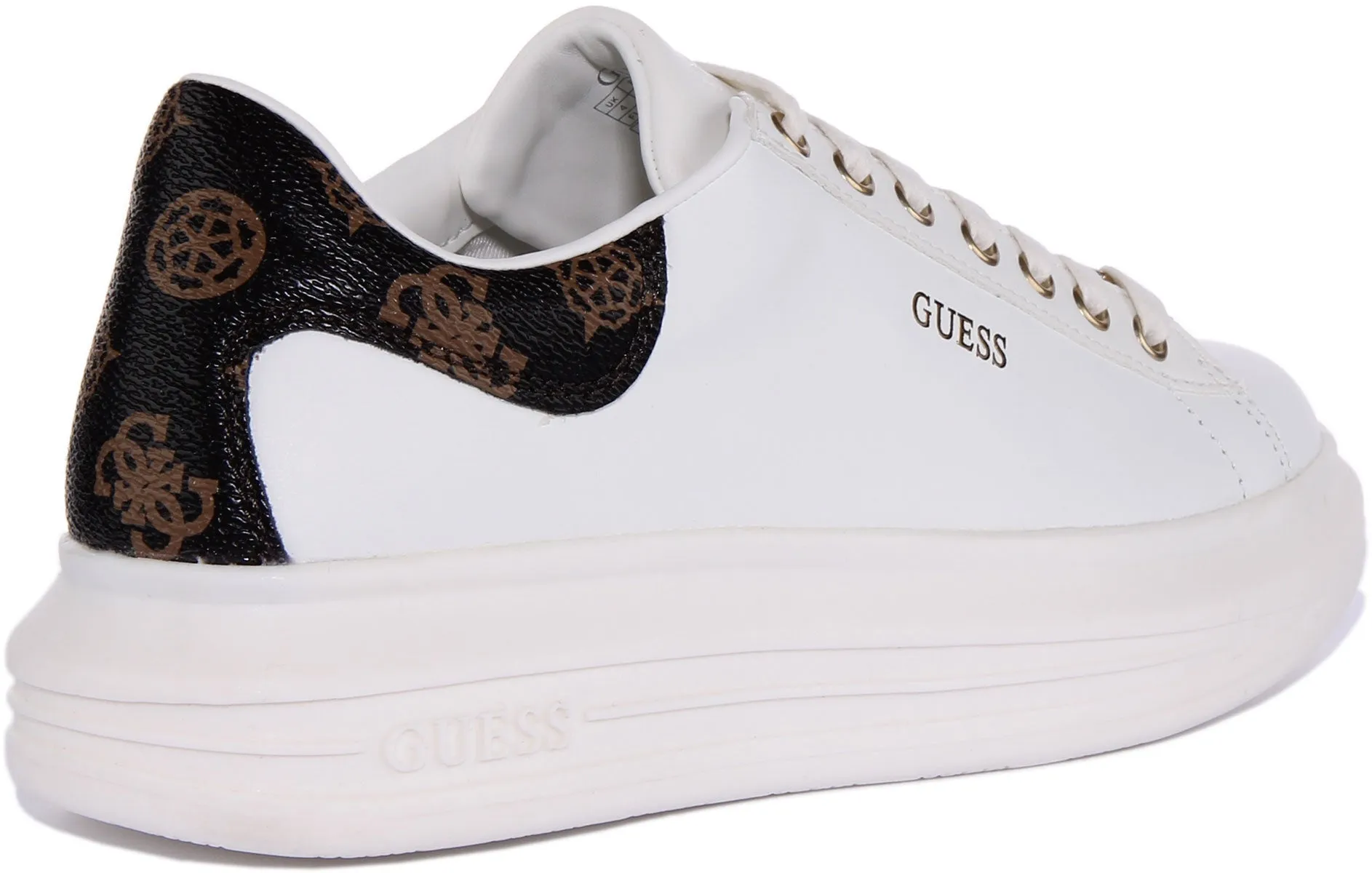 Guess Vibo In White 4G Brown For Women