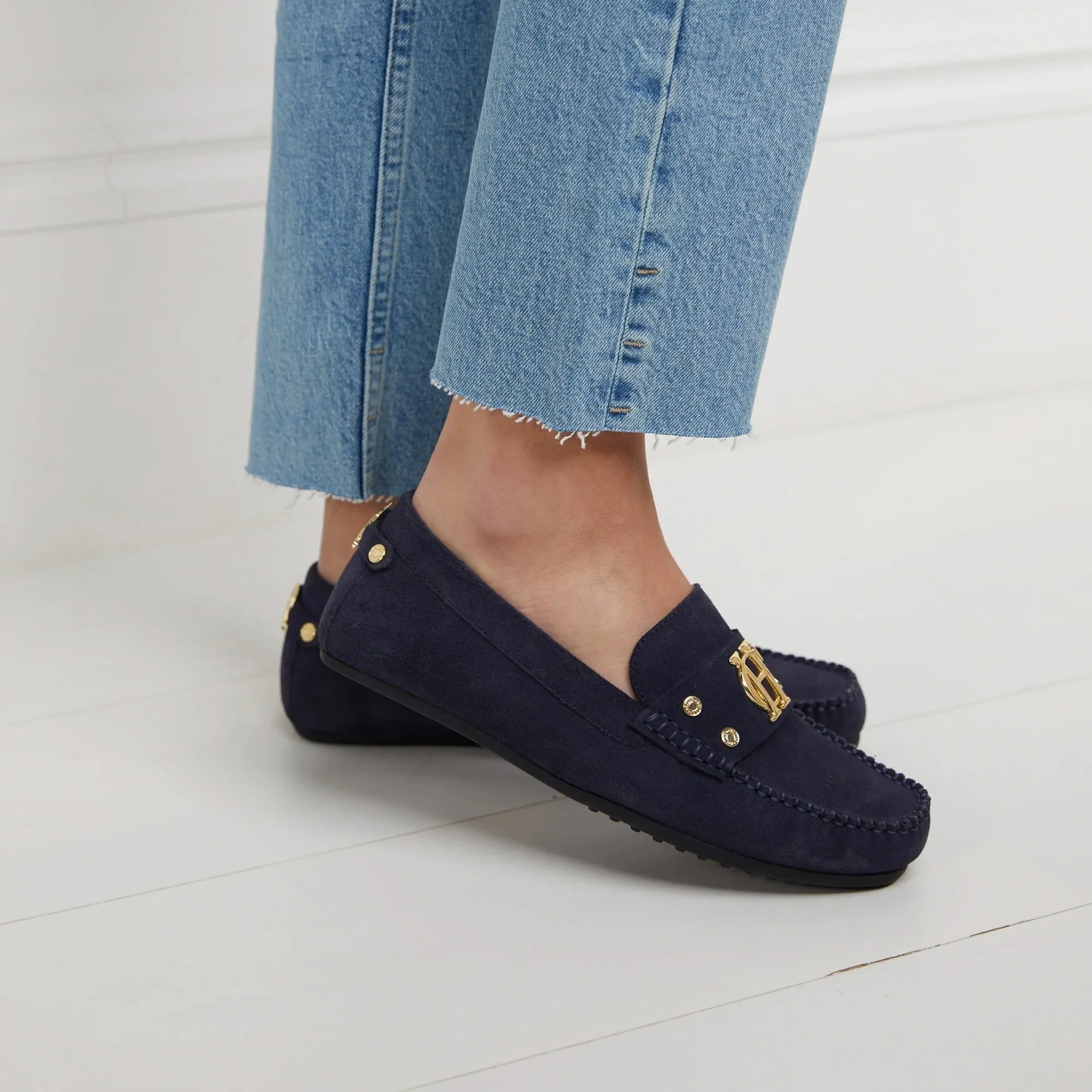 Holland Cooper The Driver Loafer - Navy