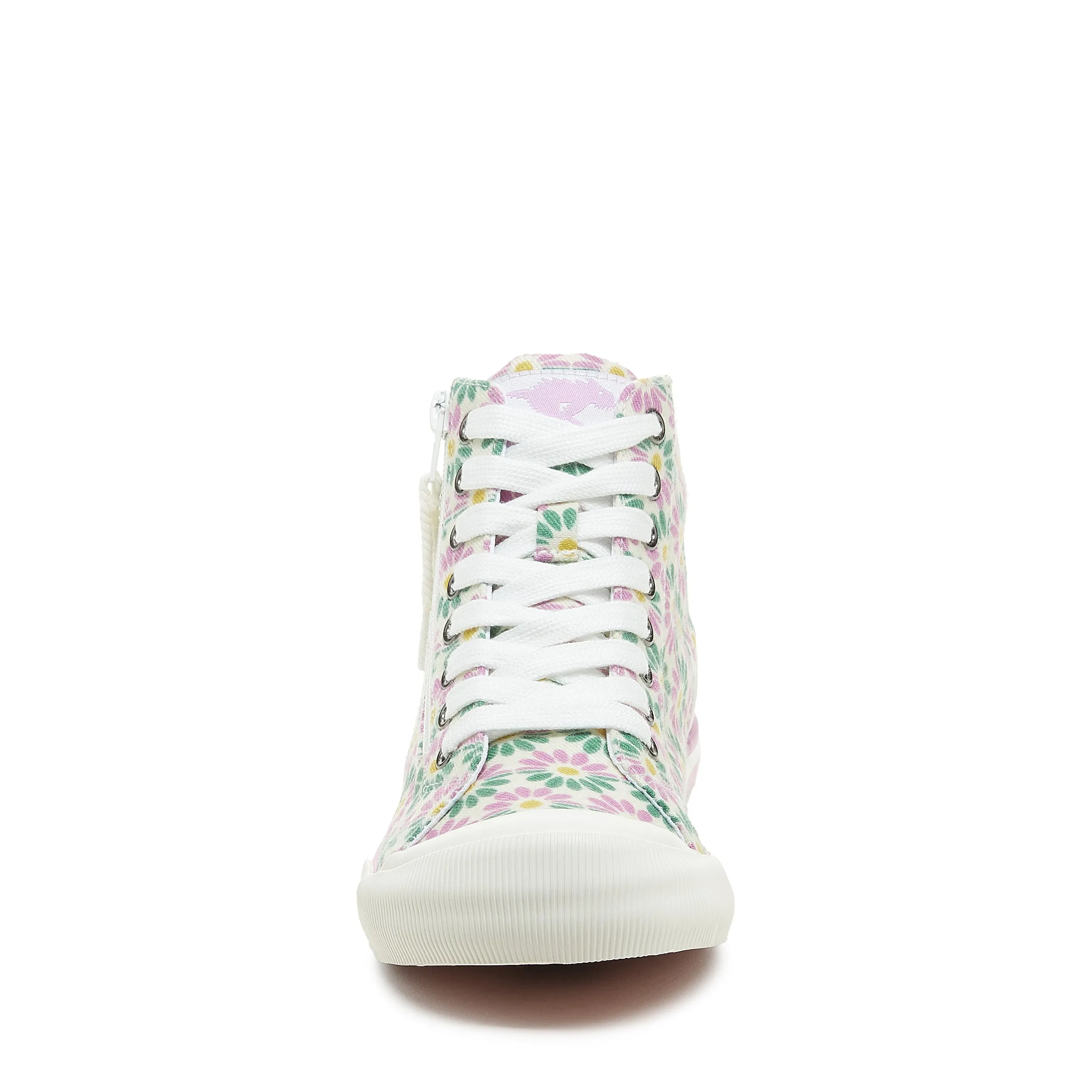 Jazzin Pastel Floral High-top Trainers