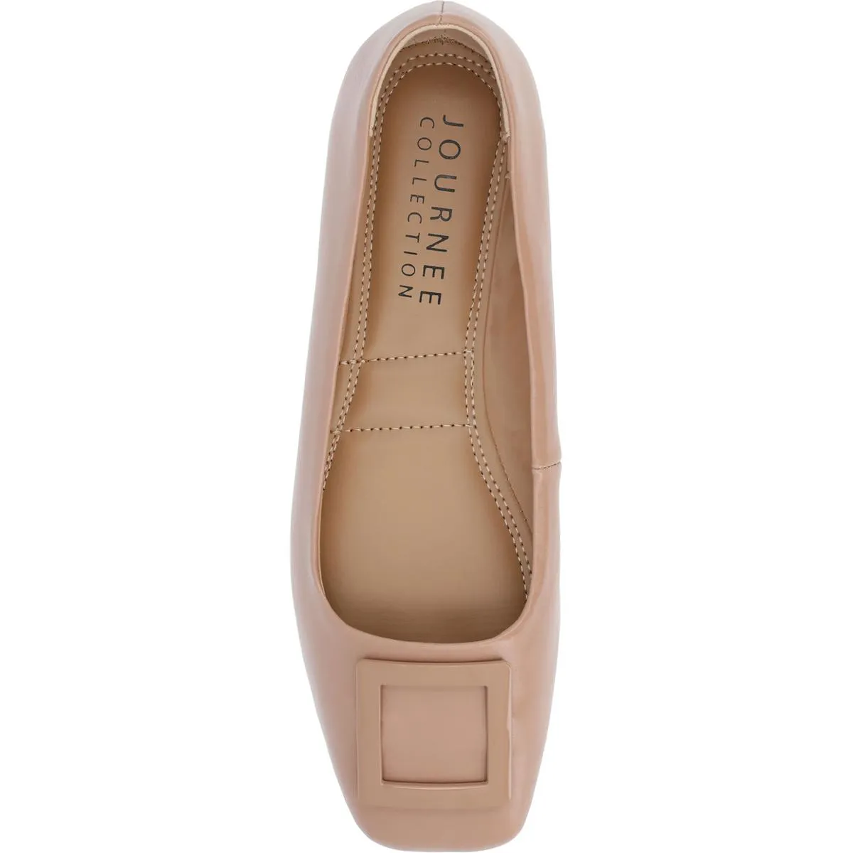 Journee Collection Womens Zimia Office Square Toe Ballet Flats