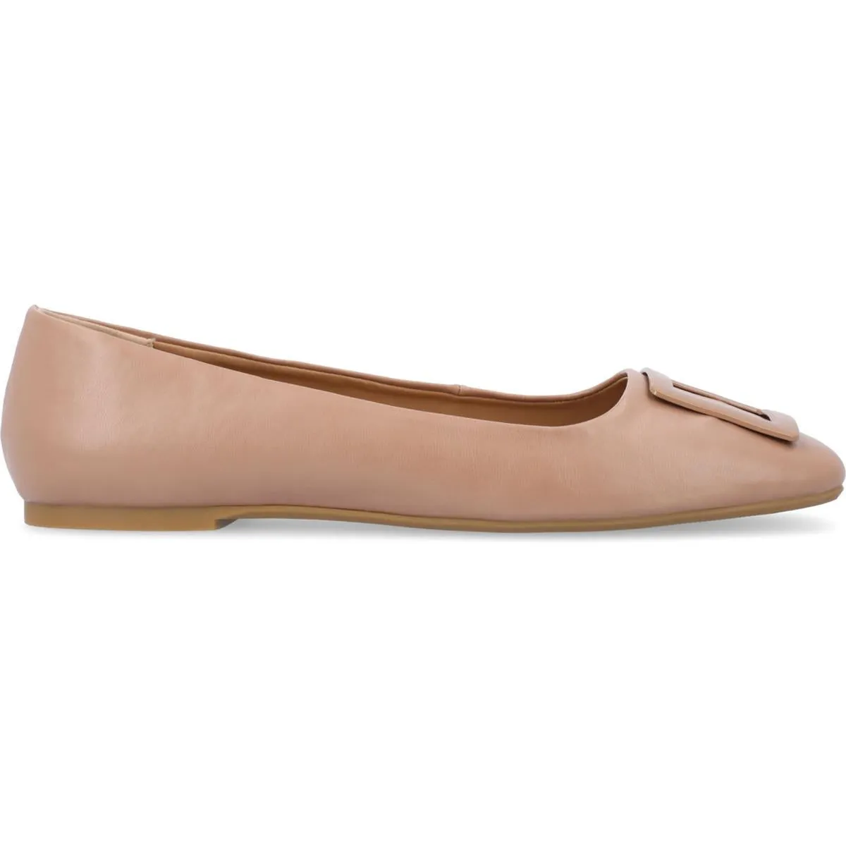 Journee Collection Womens Zimia Office Square Toe Ballet Flats