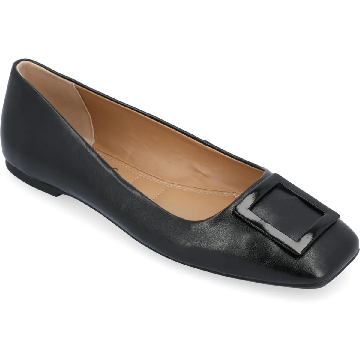 Journee Collection Womens Zimia Office Square Toe Ballet Flats