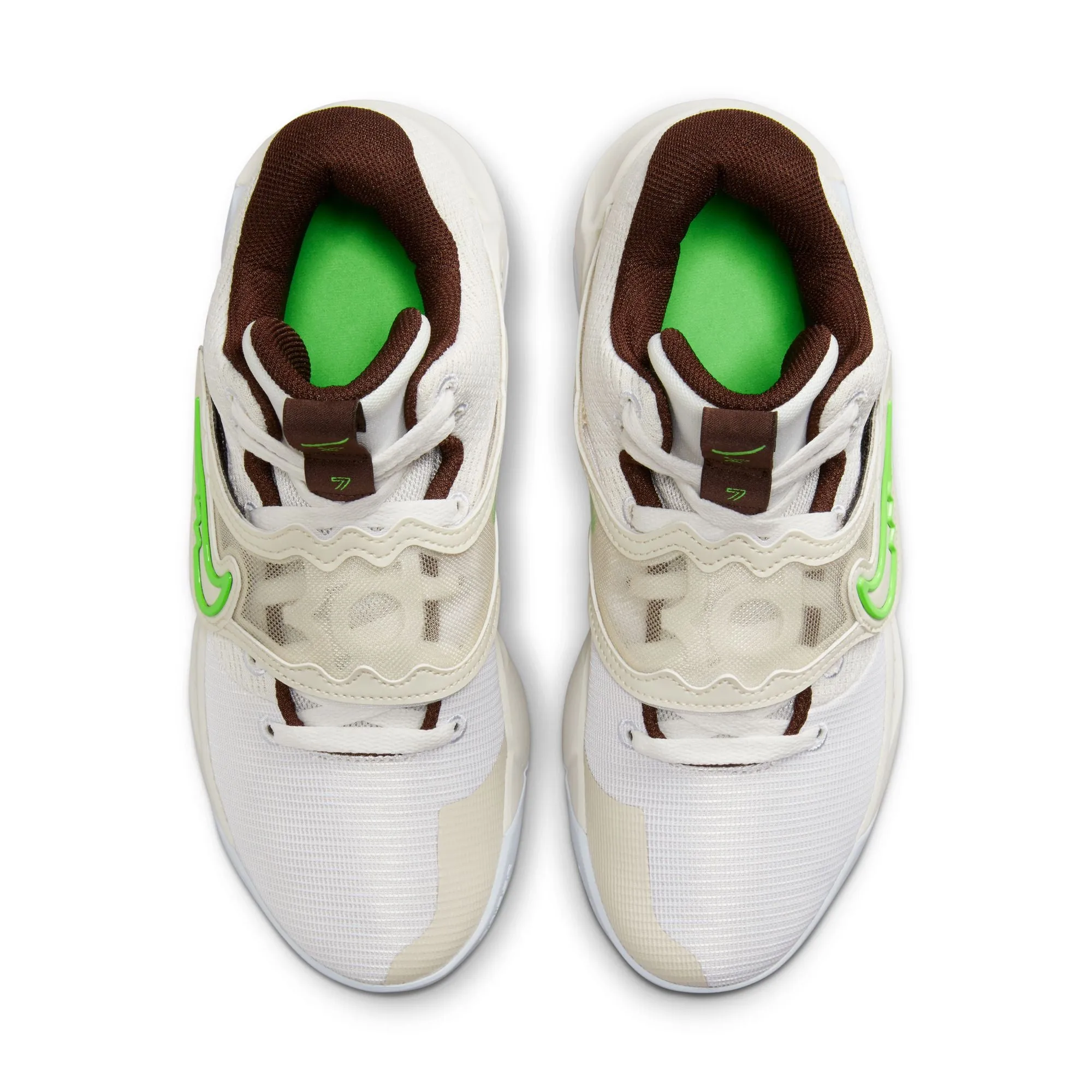 KD Trey 5 X Basketball Shoes - White/Green