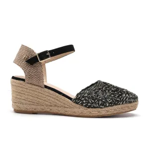 Kelly Black Espadrille