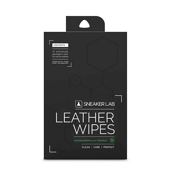 Leather Conditioner & Cleaning Wipes -12 Wipes -Perfect For On The Go Leather Care