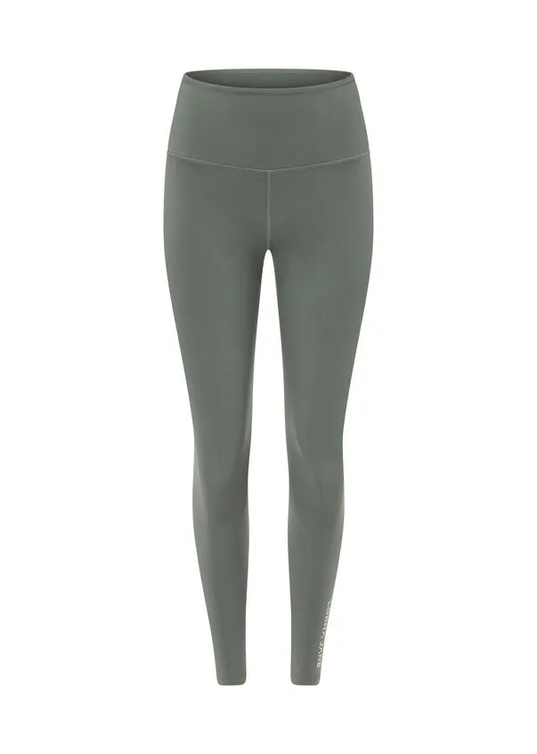 Lorna Jane Lotus No Chafe Ankle Biter Leggings - Dark Matcha