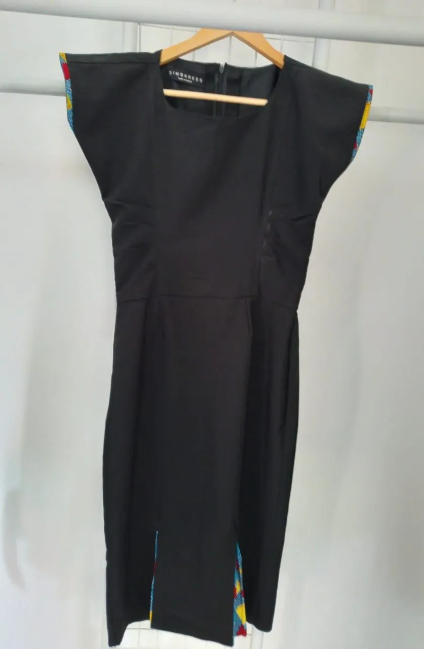 Lulu Dress - Black / Multicolor