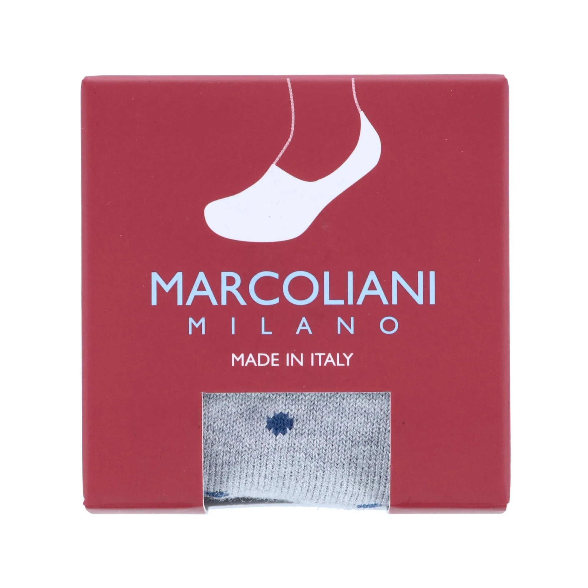 Marcoliani Women's Polka Dot Invisible Touch Liner Sock