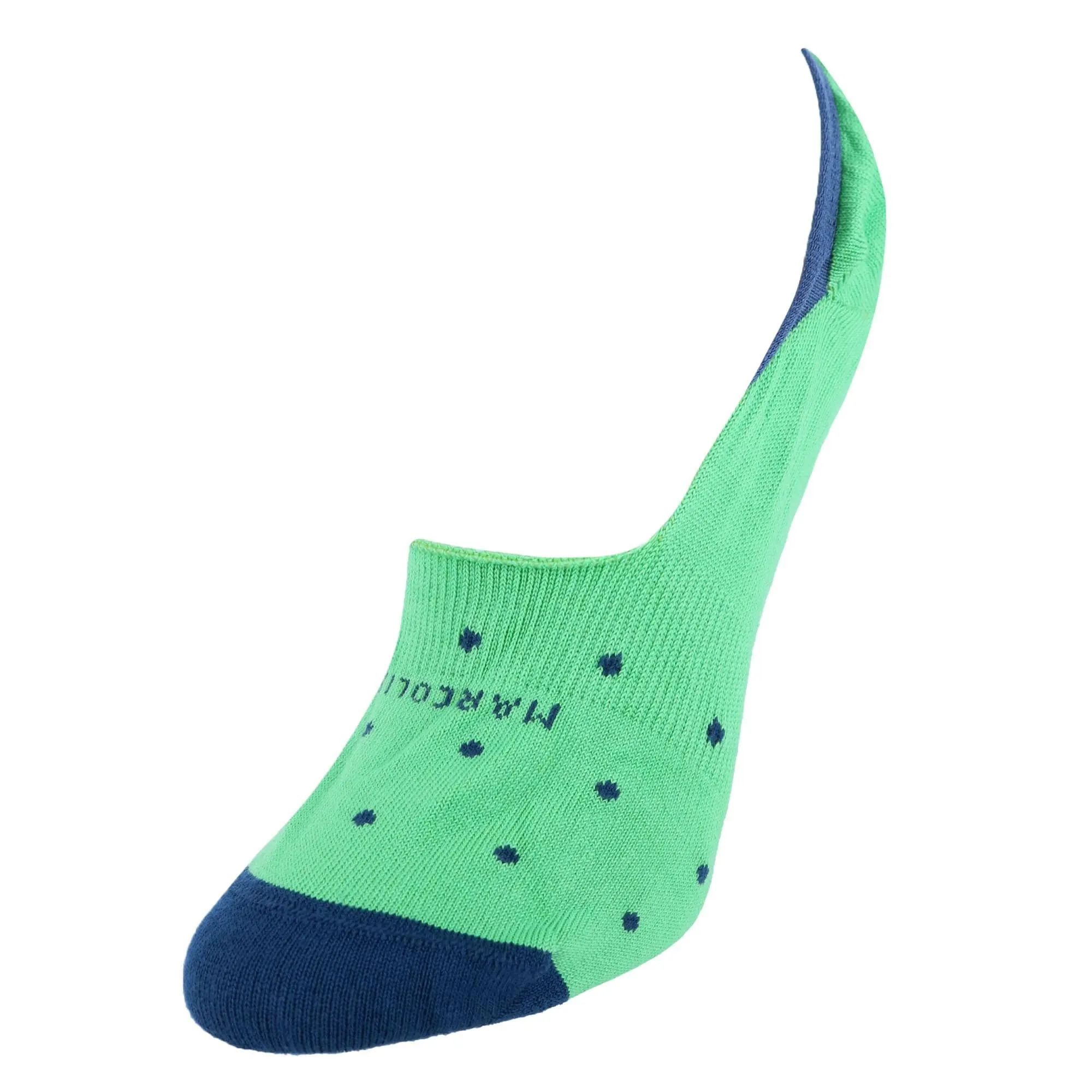 Marcoliani Women's Polka Dot Invisible Touch Liner Sock