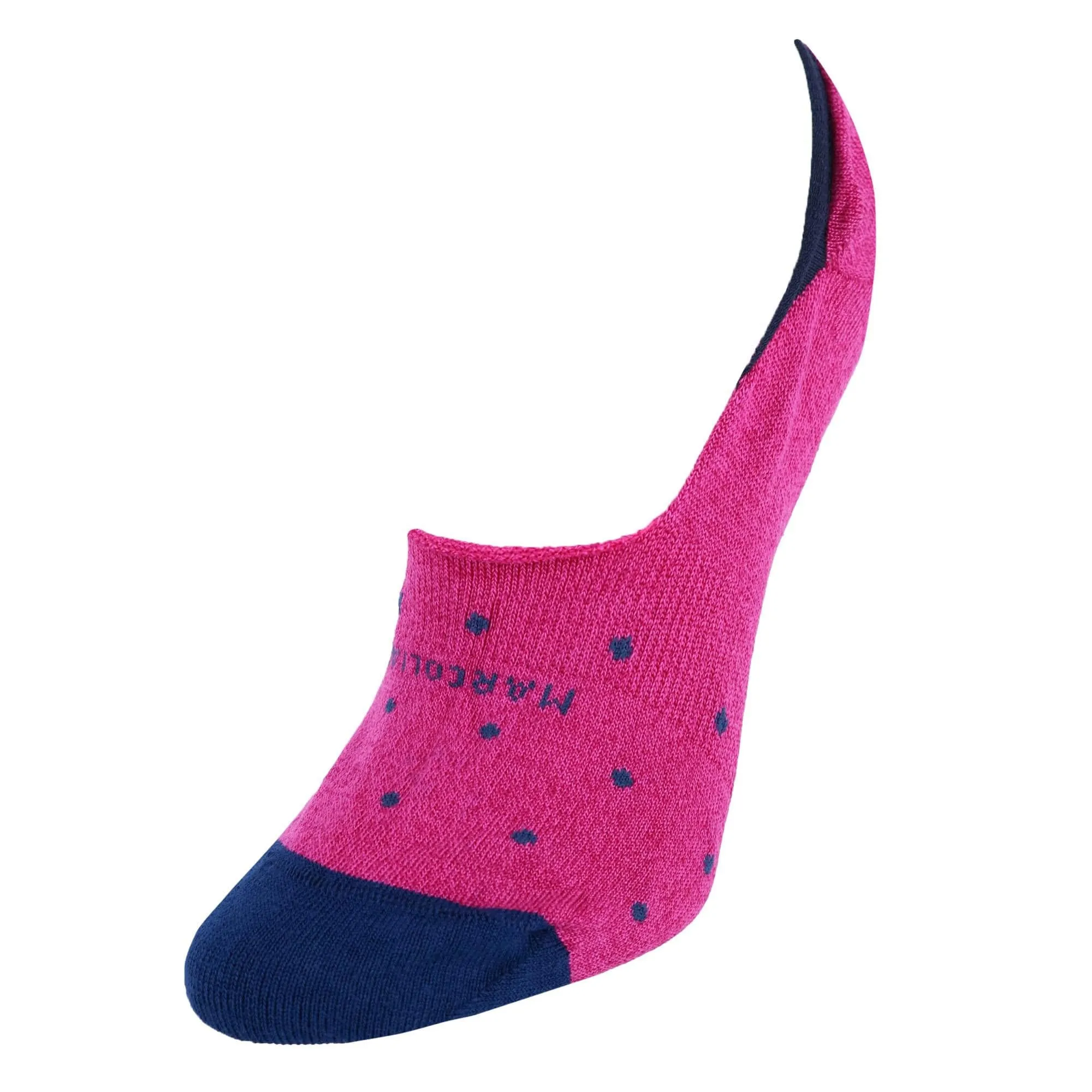 Marcoliani Women's Polka Dot Invisible Touch Liner Sock