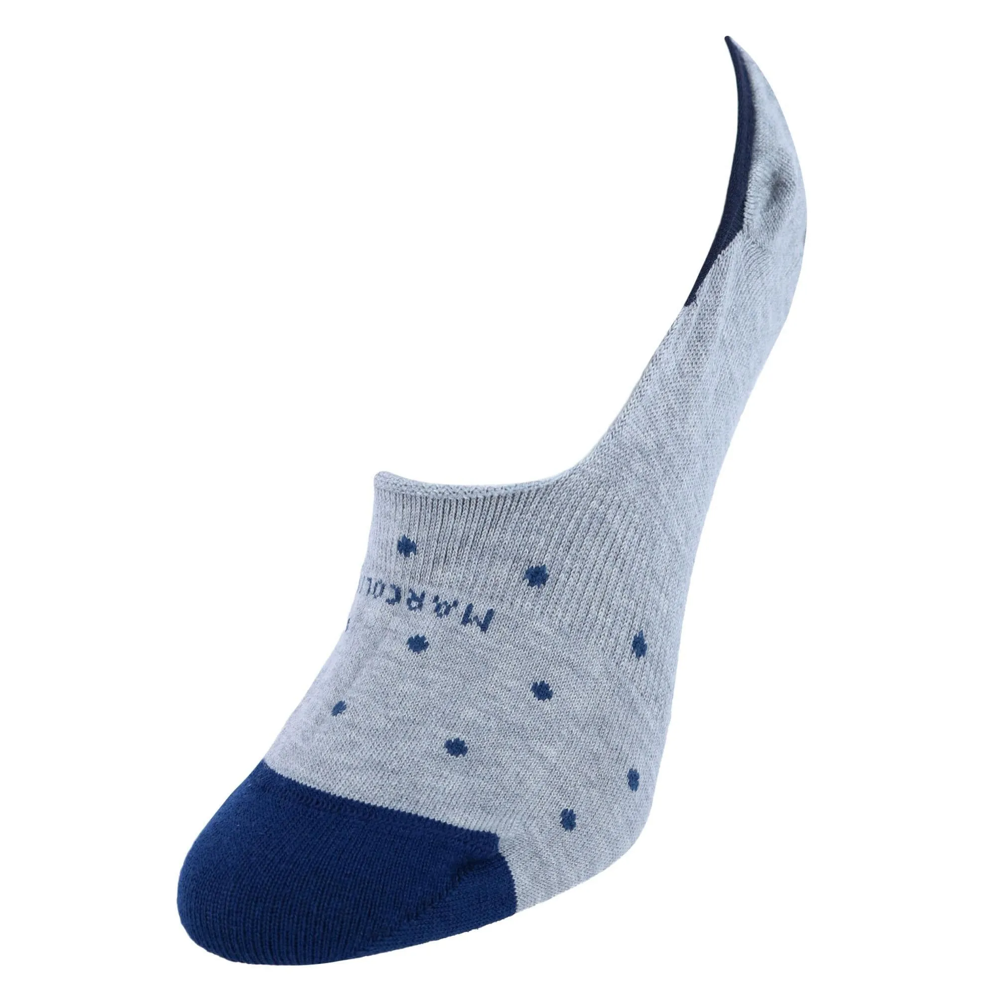 Marcoliani Women's Polka Dot Invisible Touch Liner Sock