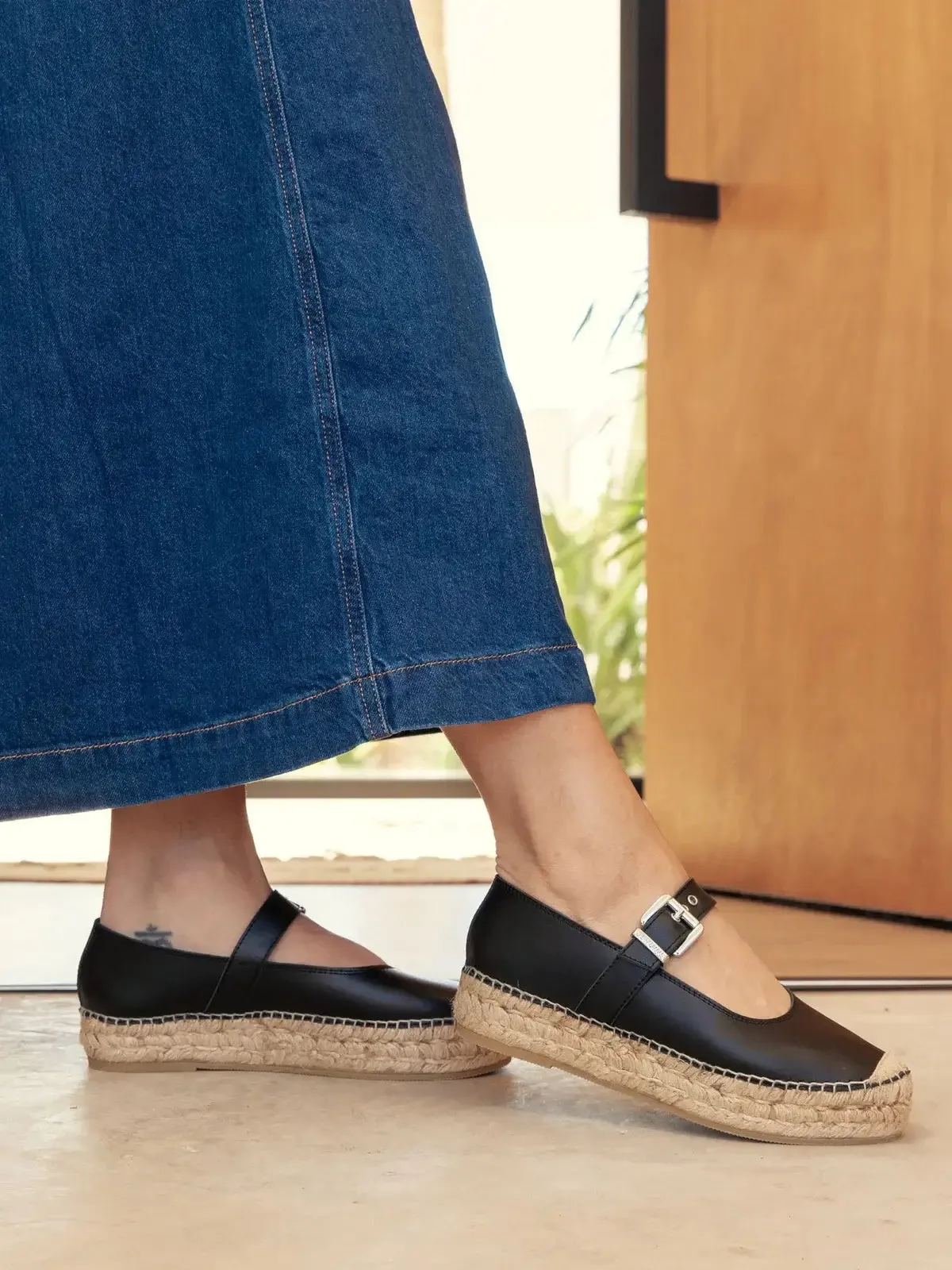 Marza Black Espadrille