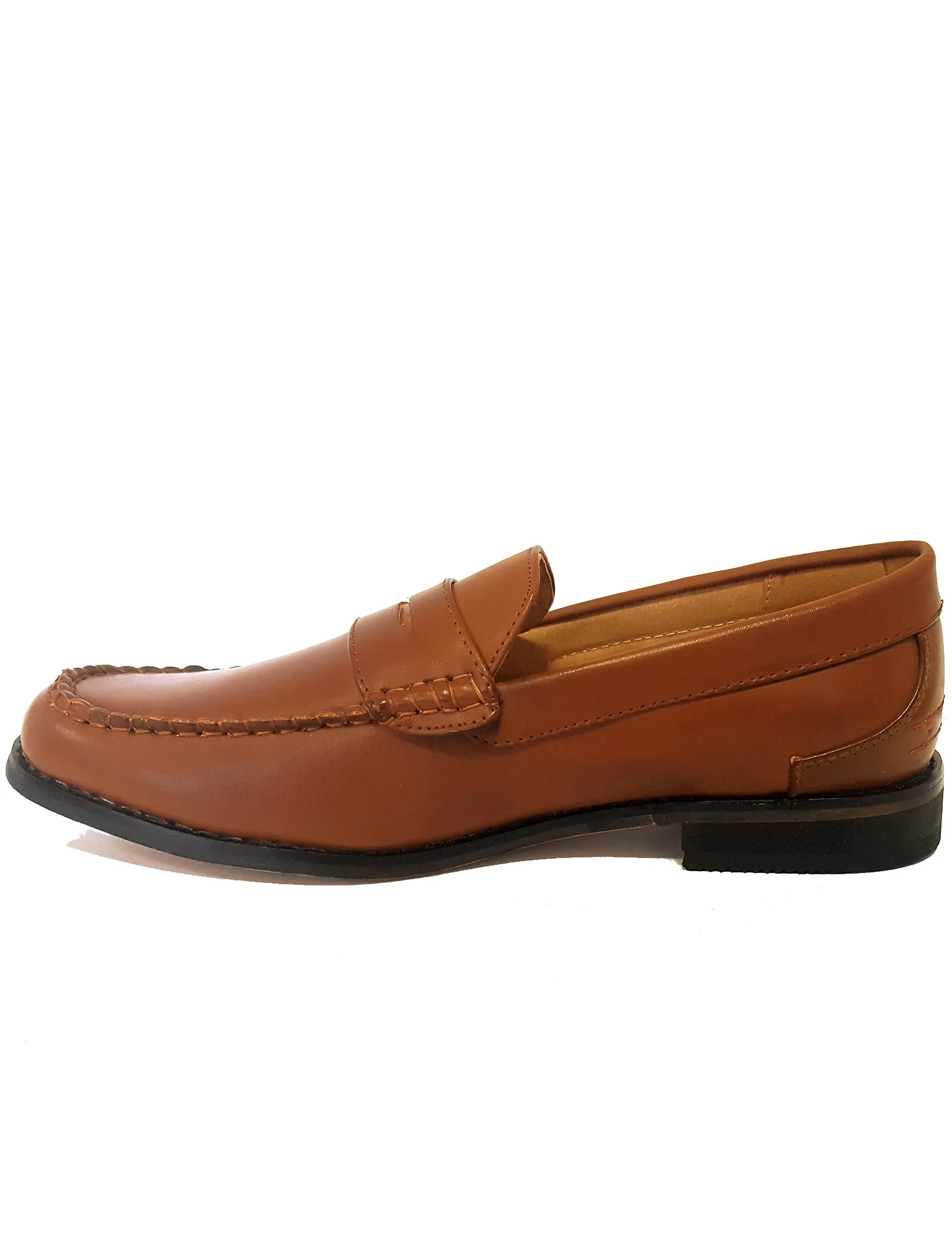 Mens Brice Penny Loafers in Mid Tan