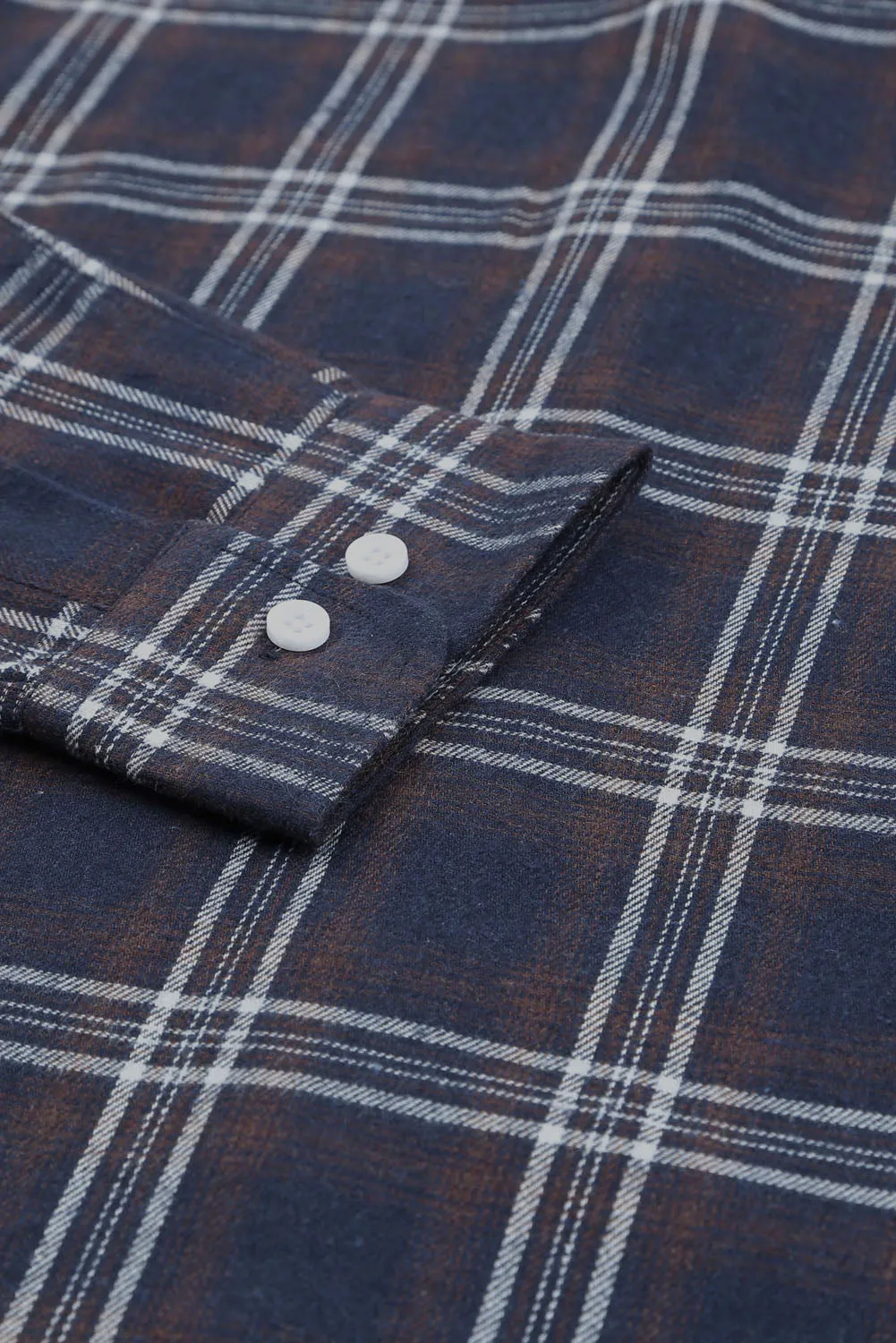 Men's Plaid Print Button Up Long Sleeve Shirt