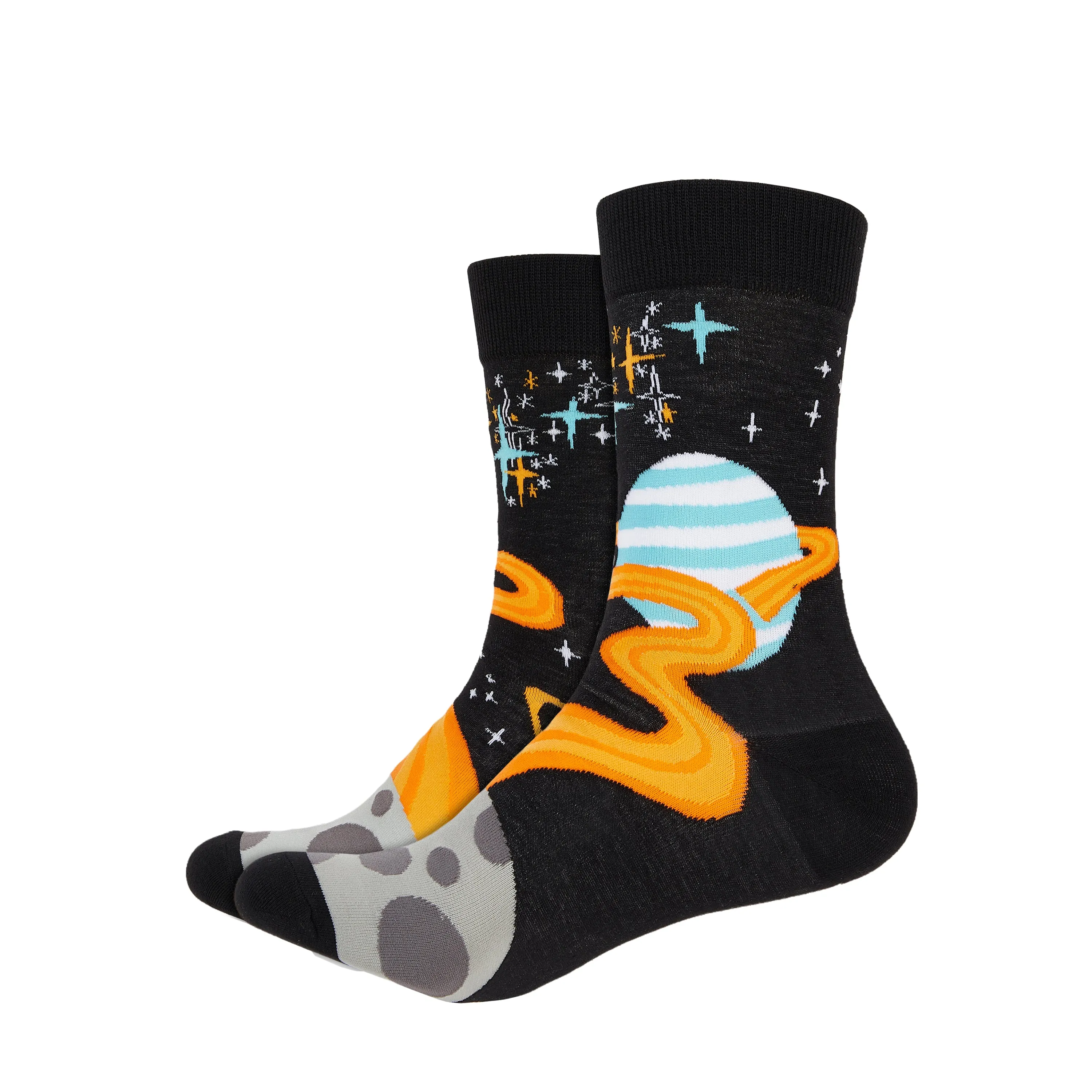 Milky Way Printed Crew Length Socks