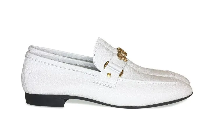 Pelle Lucas Leather Loafer White