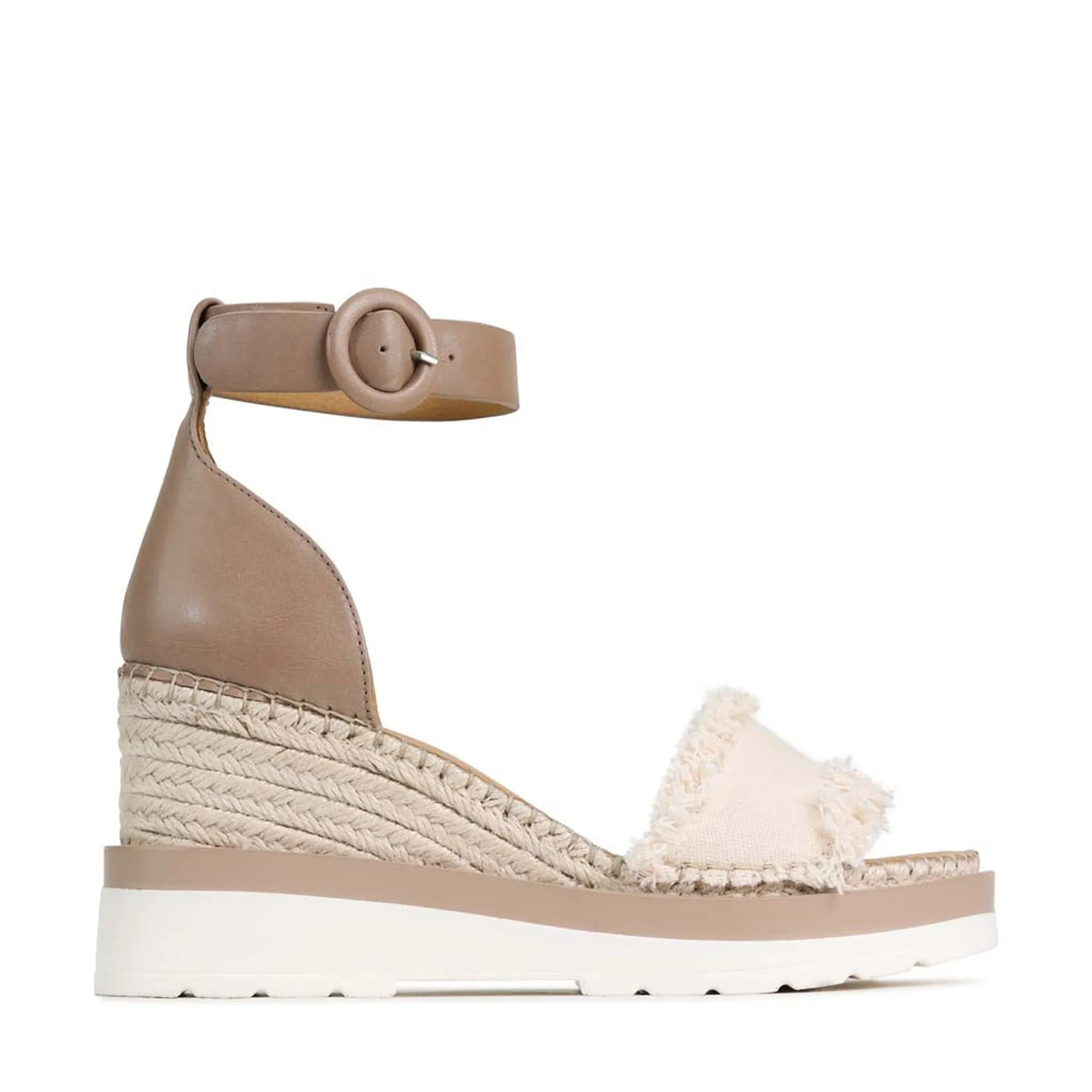 PRUE LEATHER ESPADRILLES SANDALS