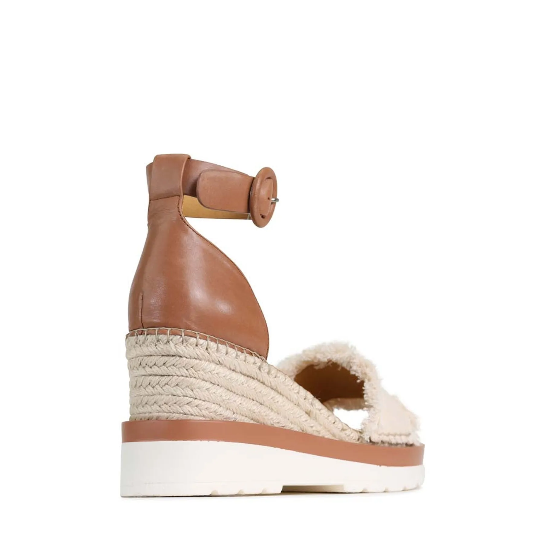 PRUE LEATHER ESPADRILLES SANDALS