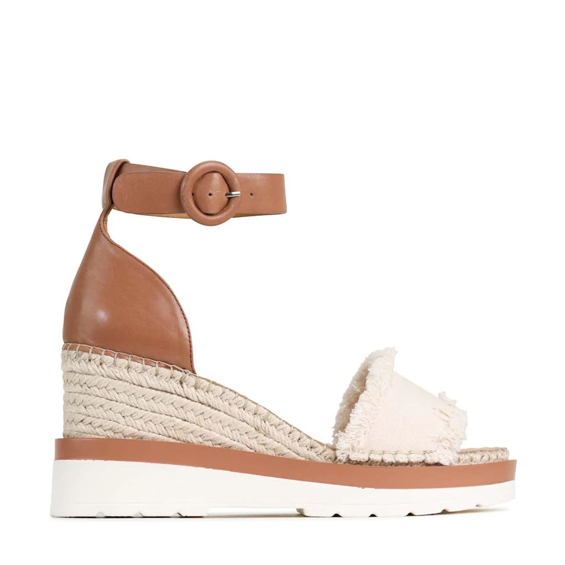 PRUE LEATHER ESPADRILLES SANDALS