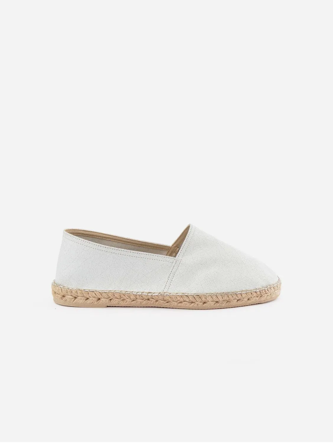 RC Unisex Vegan Espadrilles | Worn White