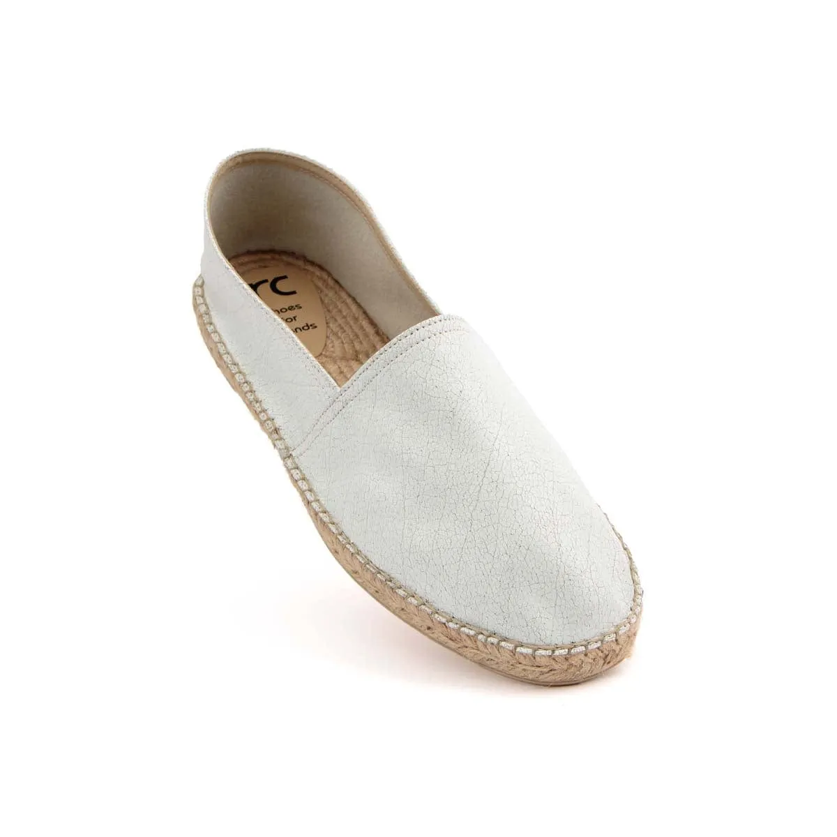 RC Unisex Vegan Espadrilles | Worn White