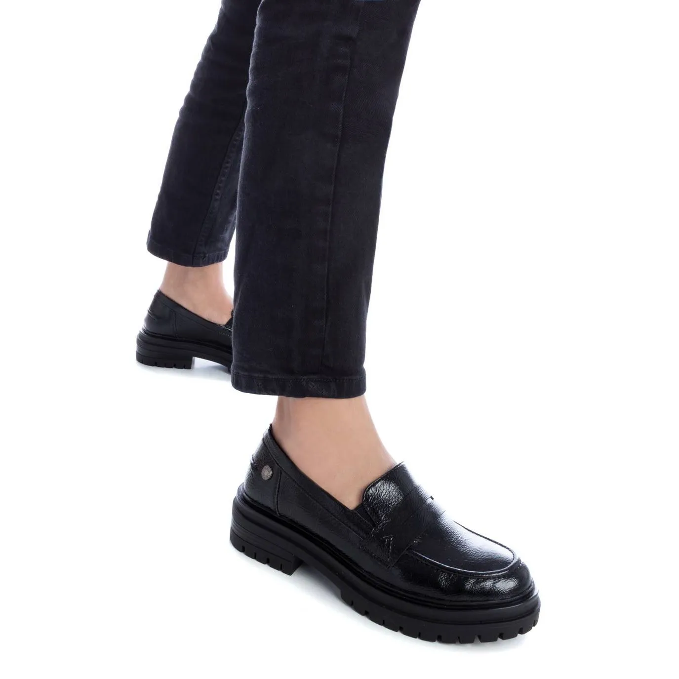 Refresh Womens Loafer 171317 Black Patent