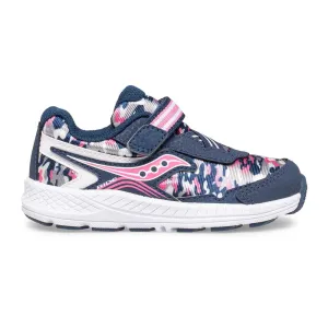 Saucony Navy/Pink Camo Ride 10 Jr Toddler Sneaker