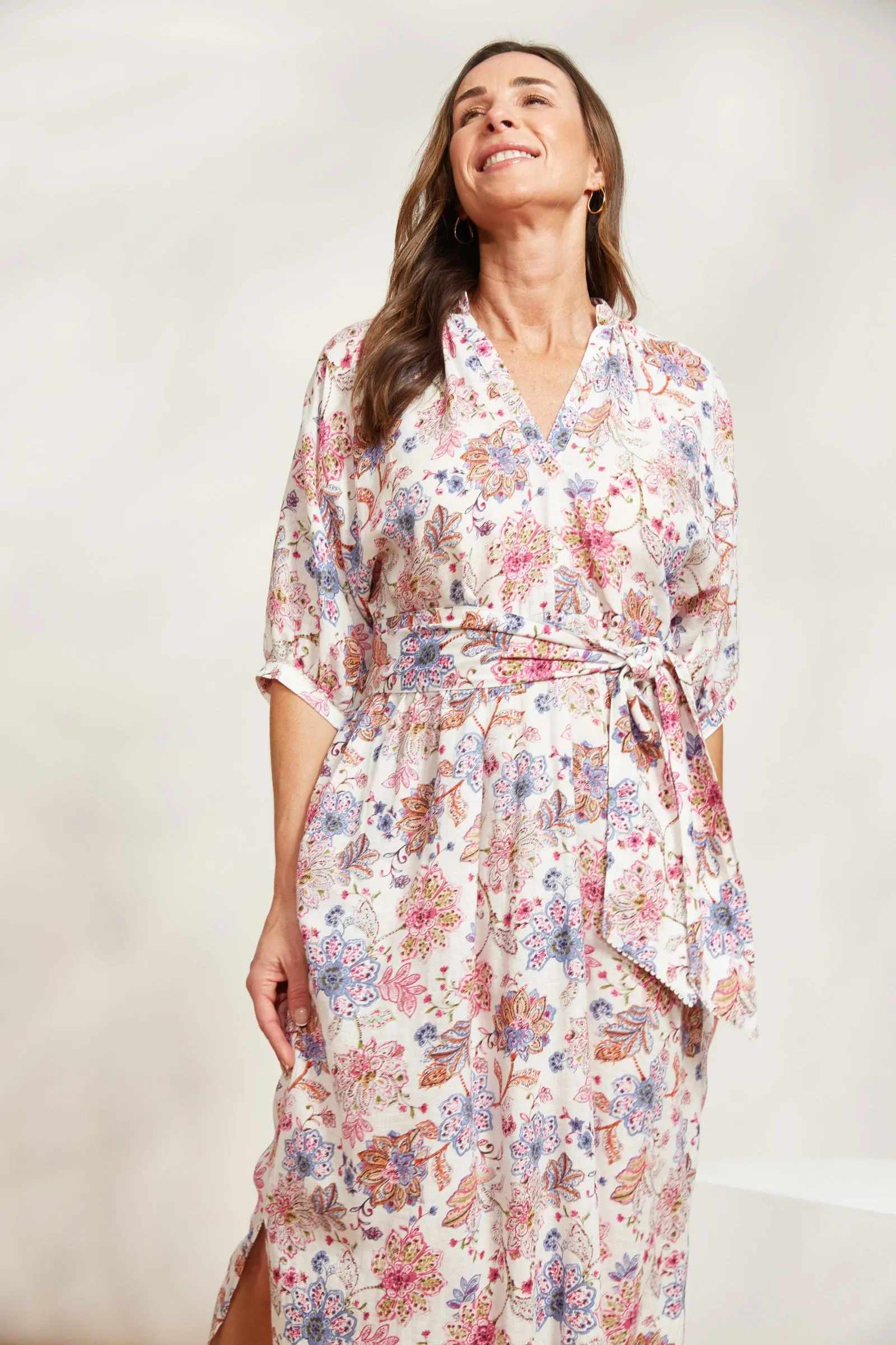 Seraphic Tie Dress - Paisley